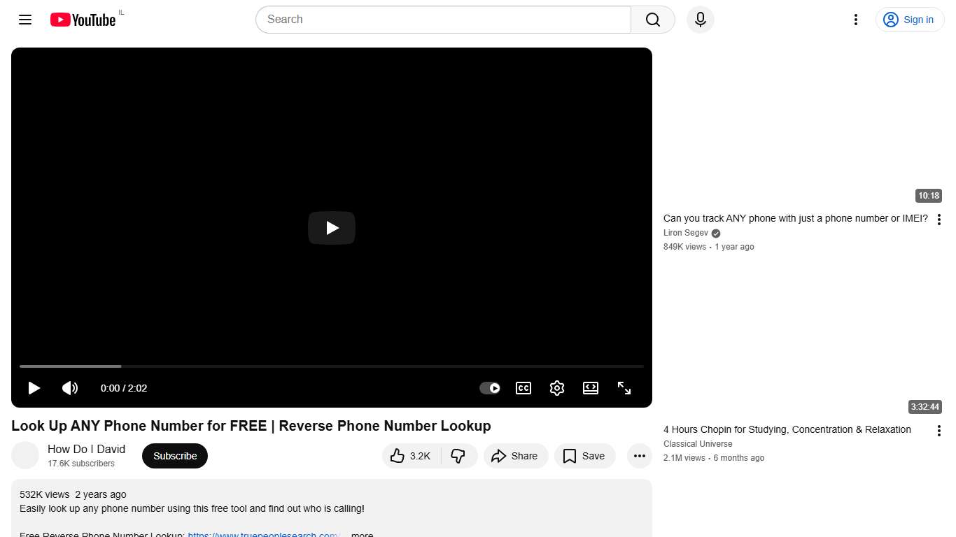 Look Up ANY Phone Number for FREE | Reverse Phone Number Lookup - YouTube